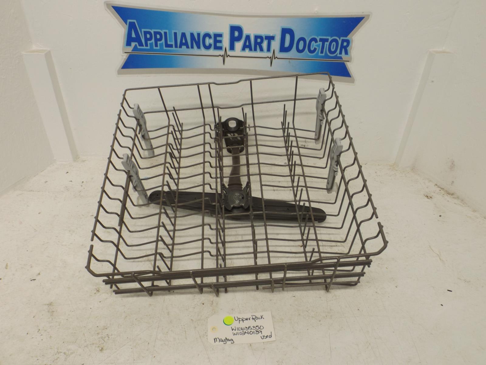 Maytag Dishwasher W10635350 W10240139 Upper Rack Used Maytag Dishwasher W10635350 W10240139 Upper Rack Used